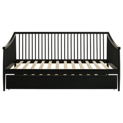 Delgado Windsor Twin Wood Daybed with Trundle Black