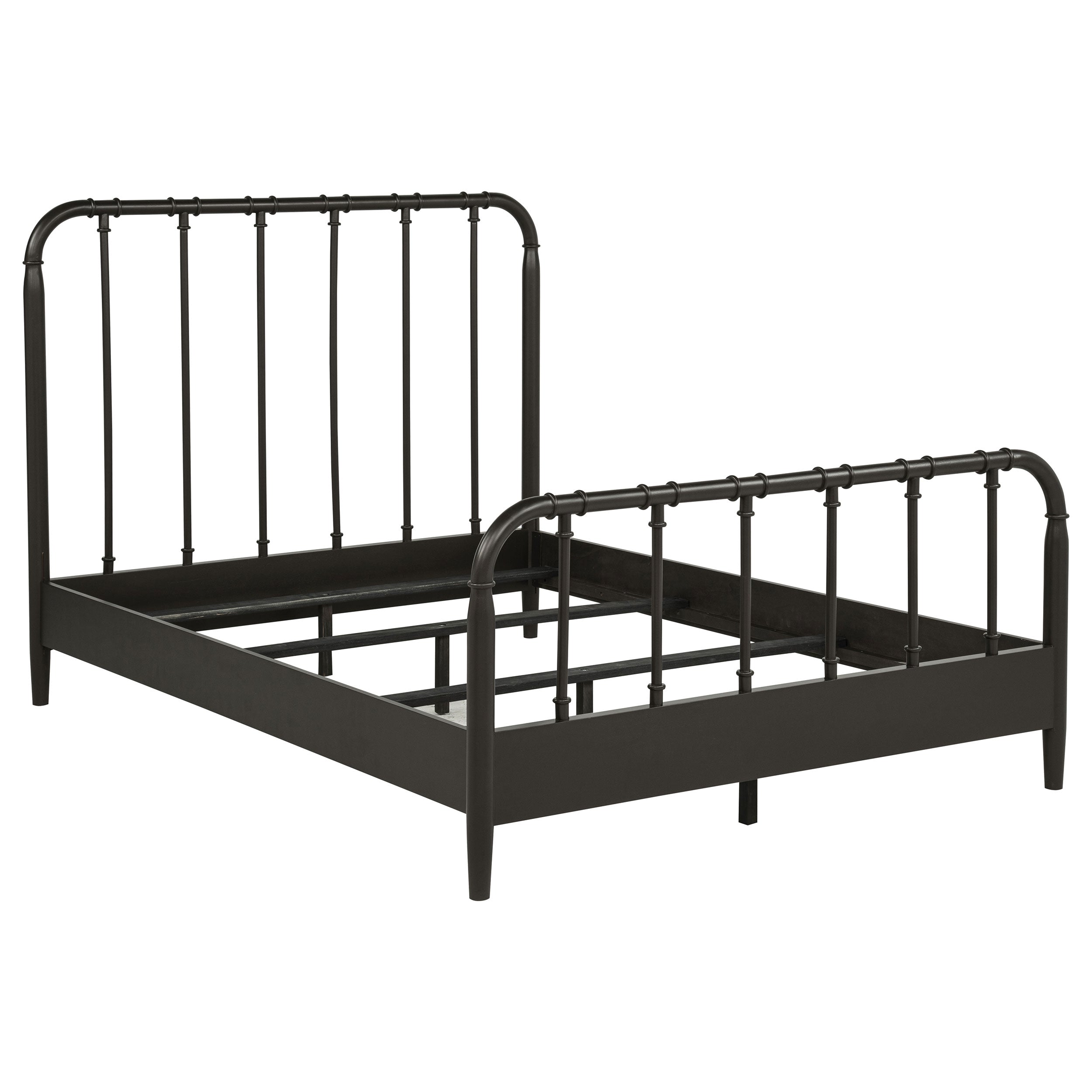 Best Furniture Outlet - Coaster - Rocco All Wood Water Pipe Open Frame Full Bed Dark Bronze - 310035F