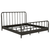 Best Furniture Outlet - Coaster - Rocco All Wood Water Pipe Open Frame Eastern King Bed Dark Bronze - 310035KE