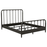 Best Furniture Outlet - Coaster - Rocco All Wood Water Pipe Open Frame Queen Bed Dark Bronze - 310035Q