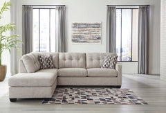 Best Furniture Outlet - Ashley Furniture - Mahoney Sectional - RAF 2-Piece Sectional with Chaise / Chocolate - 31005S1