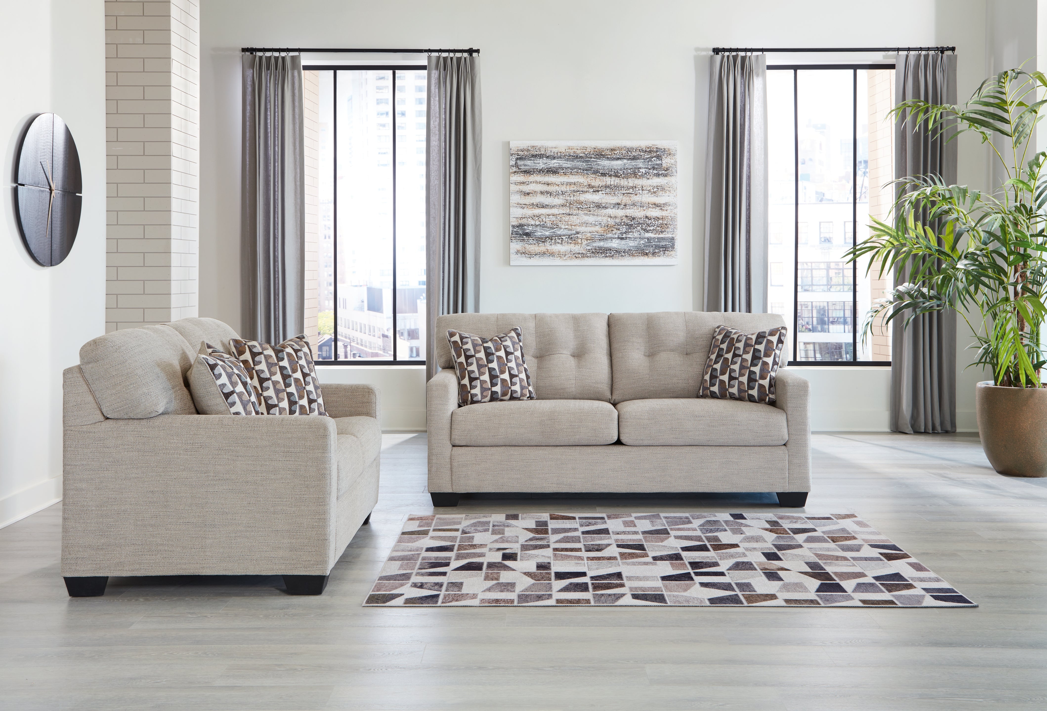 Best Furniture Outlet - Ashley Furniture - Mahoney Sofa and Loveseat - Sofa and Loveseat - 31004U1