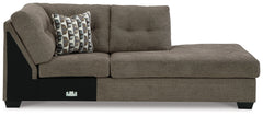Mahoney 2-Piece Sleeper Sectional and Ottoman