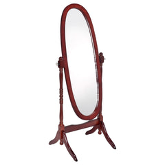 Best Furniture Outlet - Coaster - Foyet Wood Adjustable Full Length Cheval Mirror Merlot - 3101
