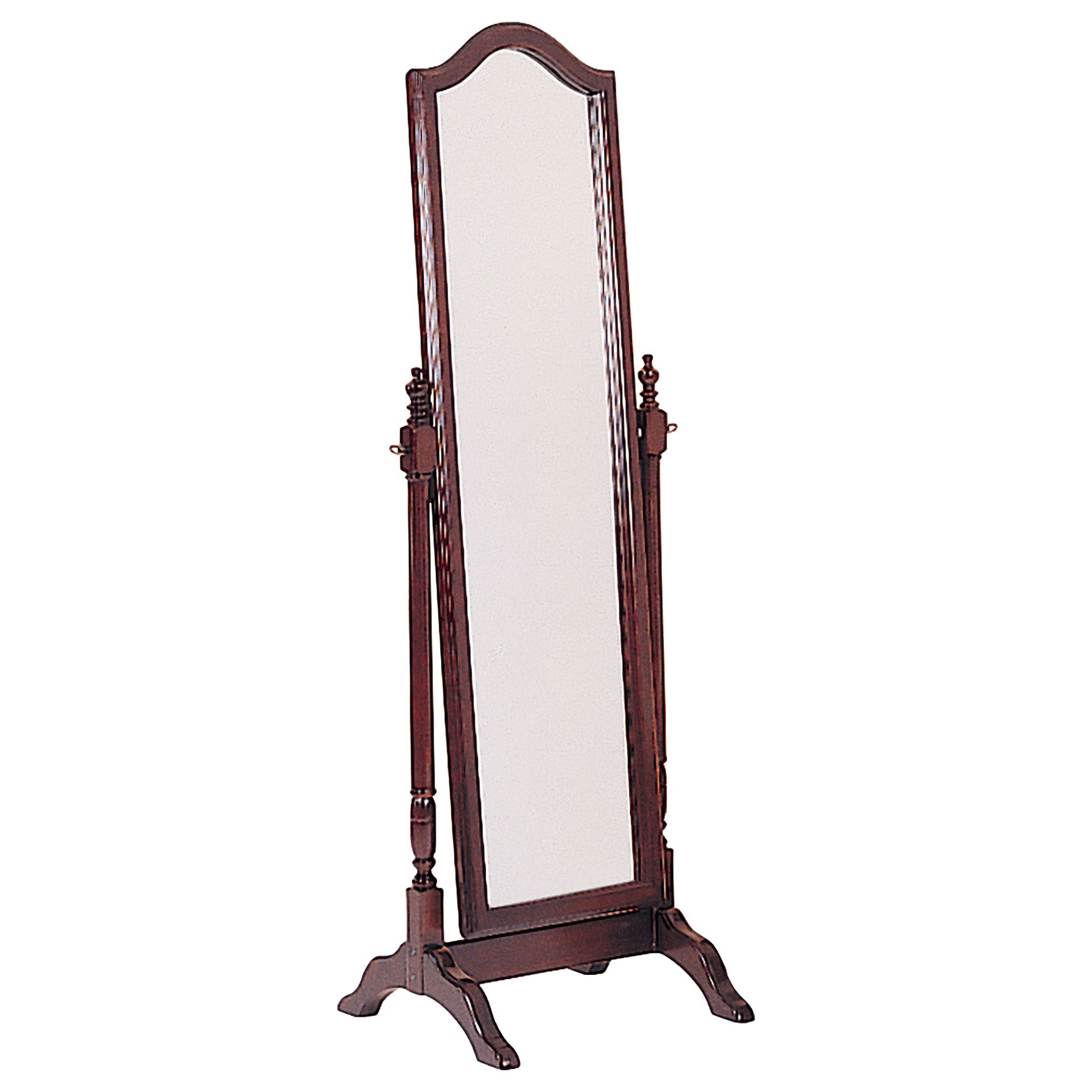 Best Furniture Outlet - Coaster - Cabot Wood Adjustable Full Length Cheval Mirror Merlot - 3103