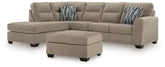 Best Furniture Outlet - Ashley Furniture - Olten 2-Piece Sectional with Chaise and Ottoman - 2-Piece Sectional with Chaise and Ottoman - 31304U2