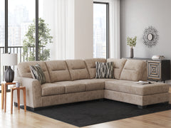 Best Furniture Outlet - Ashley Furniture - Olten Sectional - LAF 2-Piece Sectional with Chaise / Mocha - 31304S2