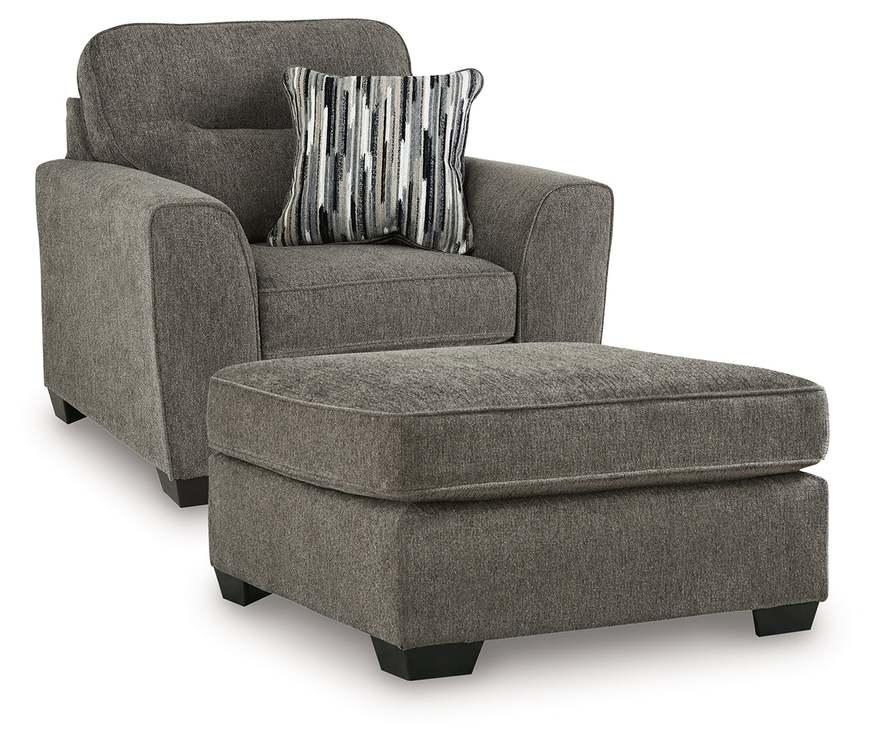 Best Furniture Outlet - Ashley Furniture - Olten Oversized Chair and Accent Ottoman - Oversized Chair and Accent Ottoman - 31305U2