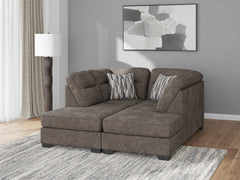 Best Furniture Outlet - Ashley Furniture - Olten Sectional - RAF 2-Piece Super Chaise / Graphite - 31305S3