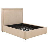 Best Furniture Outlet - Coaster - Lawson 54-inch Upholstered Full Platform Bed Light Saddle - 315835LF