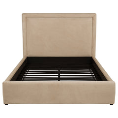 Lawson 54-inch Upholstered Queen Platform Bed Light Saddle