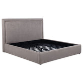 Best Furniture Outlet - Coaster - Lawson 54-inch Upholstered Eastern King Platform Bed Mushroom - 315835MKE