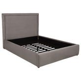 Best Furniture Outlet - Coaster - Lawson 54-inch Upholstered Queen Platform Bed Mushroom - 315835MQ