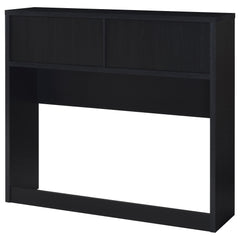 Westpark 49-inch Full Bookcase Headboard Black