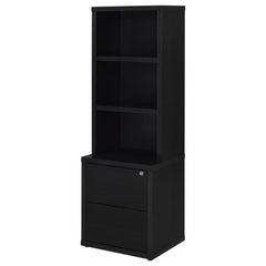 Westpark 3-piece Queen Bedroom Set Bookcase Headboard Black