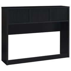 Westpark 49-inch Queen Bookcase Headboard Black