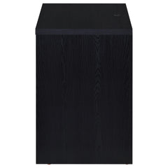 Westpark 2-drawer Nightstand LED Lights and USB Black