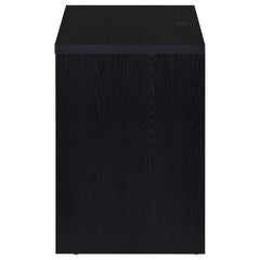 Westpark 2-drawer Nightstand LED Lights and USB Black