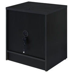 Westpark 2-drawer Nightstand LED Lights and USB Black