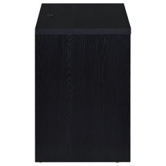 Westpark 2-drawer Nightstand LED Lights and USB Black