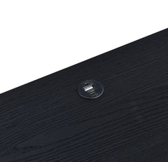 Westpark 2-drawer Nightstand LED Lights and USB Black