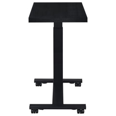 Westpark Height Adjustable Mobile Bedroom C-Table Black