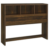 Best Furniture Outlet - Coaster - Westpark 49-inch Queen Bookcase Headboard Dark Pine - 315881Q
