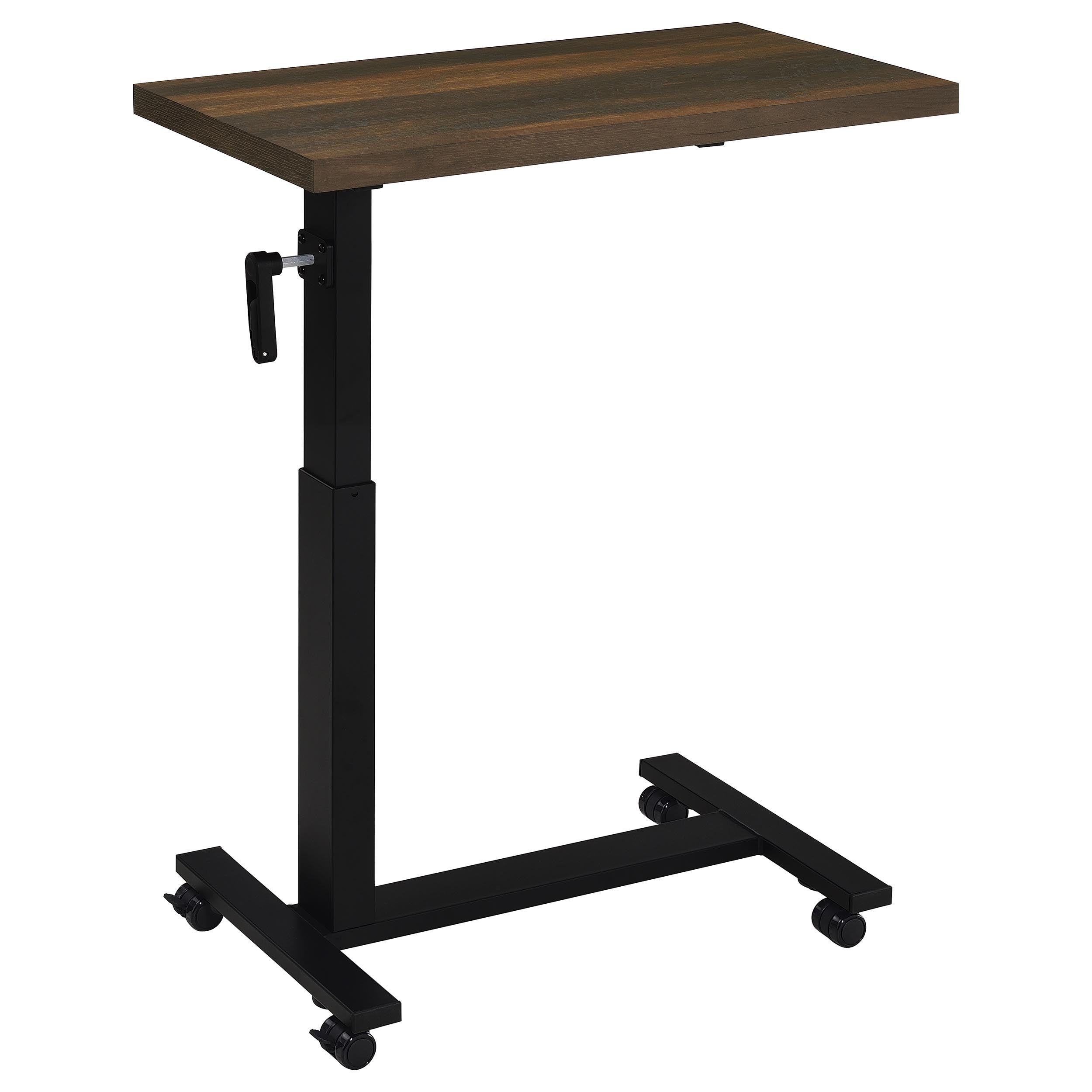 Best Furniture Outlet - Coaster - Westpark Height Adjustable Mobile Bedroom C-Table Dark Pine - 315886