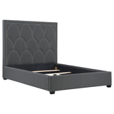Best Furniture Outlet - Coaster - Bowfield Upholstered Queen Panel Bed Charcoal - 315900Q