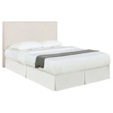 Best Furniture Outlet - Coaster - Pirro Upholstered Queen or Full Panel Headboard Sand - 315980QF