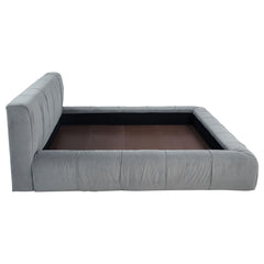Wilshire Upholstered California King Platform Bed Grey