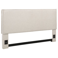 Best Furniture Outlet - Coaster - Izzy Upholstered King Panel Headboard Sand - 315985K