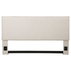 Izzy Upholstered King Panel Headboard Sand