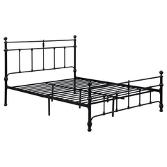 Best Furniture Outlet - Coaster - Novak 48-inch Metal Queen Open Frame Bed Matte Black - 316001Q