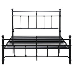 Novak 48-inch Metal Queen Open Frame Bed Matte Black