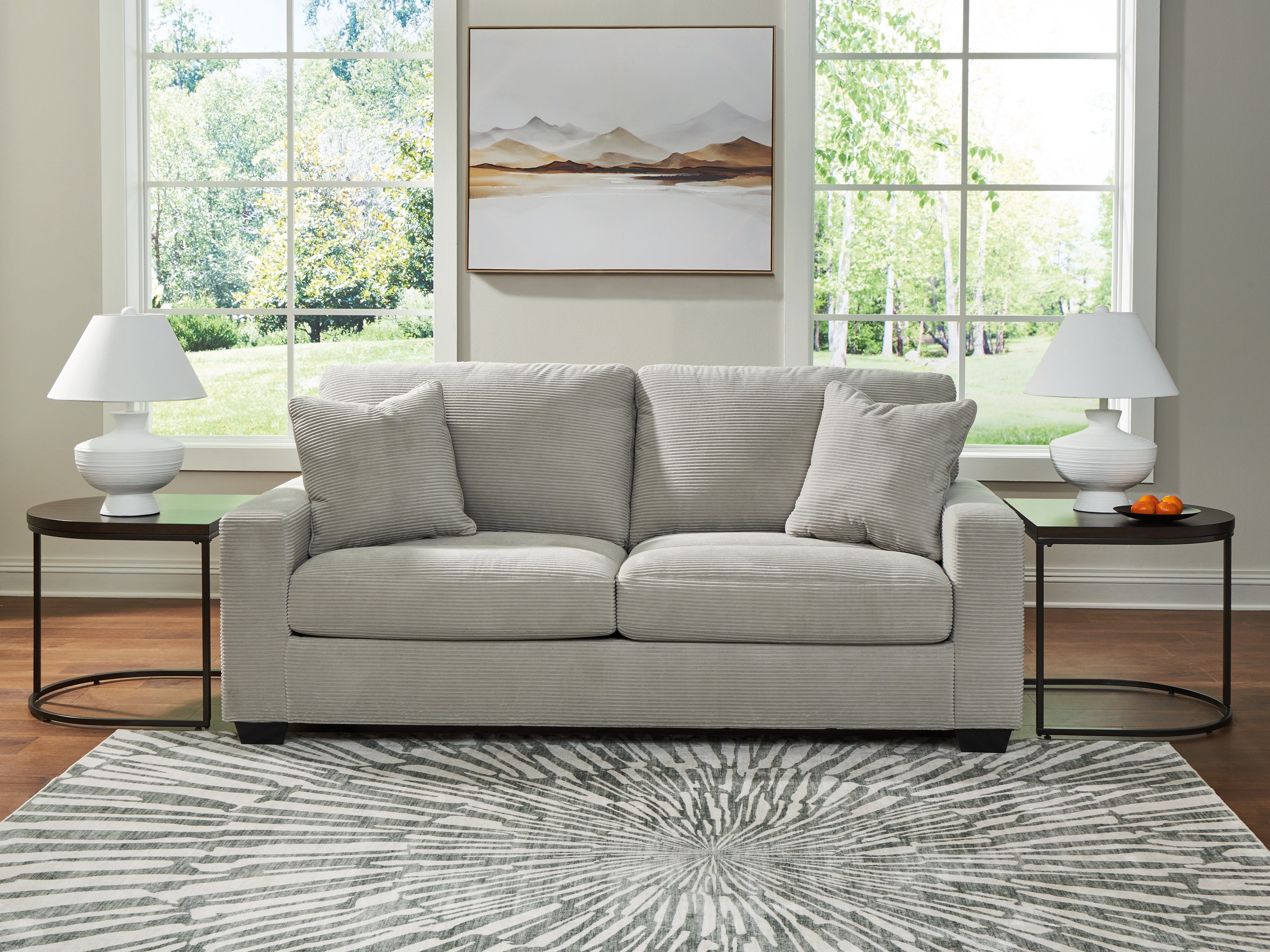 Best Furniture Outlet - Ashley Furniture - Greenbriar Living Room - Sofa / Smoke - PC3200538
