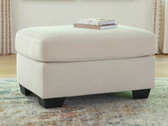 Best Furniture Outlet - Ashley Furniture - Greenbriar Living Room - Ottoman / Ivory - PC3200614