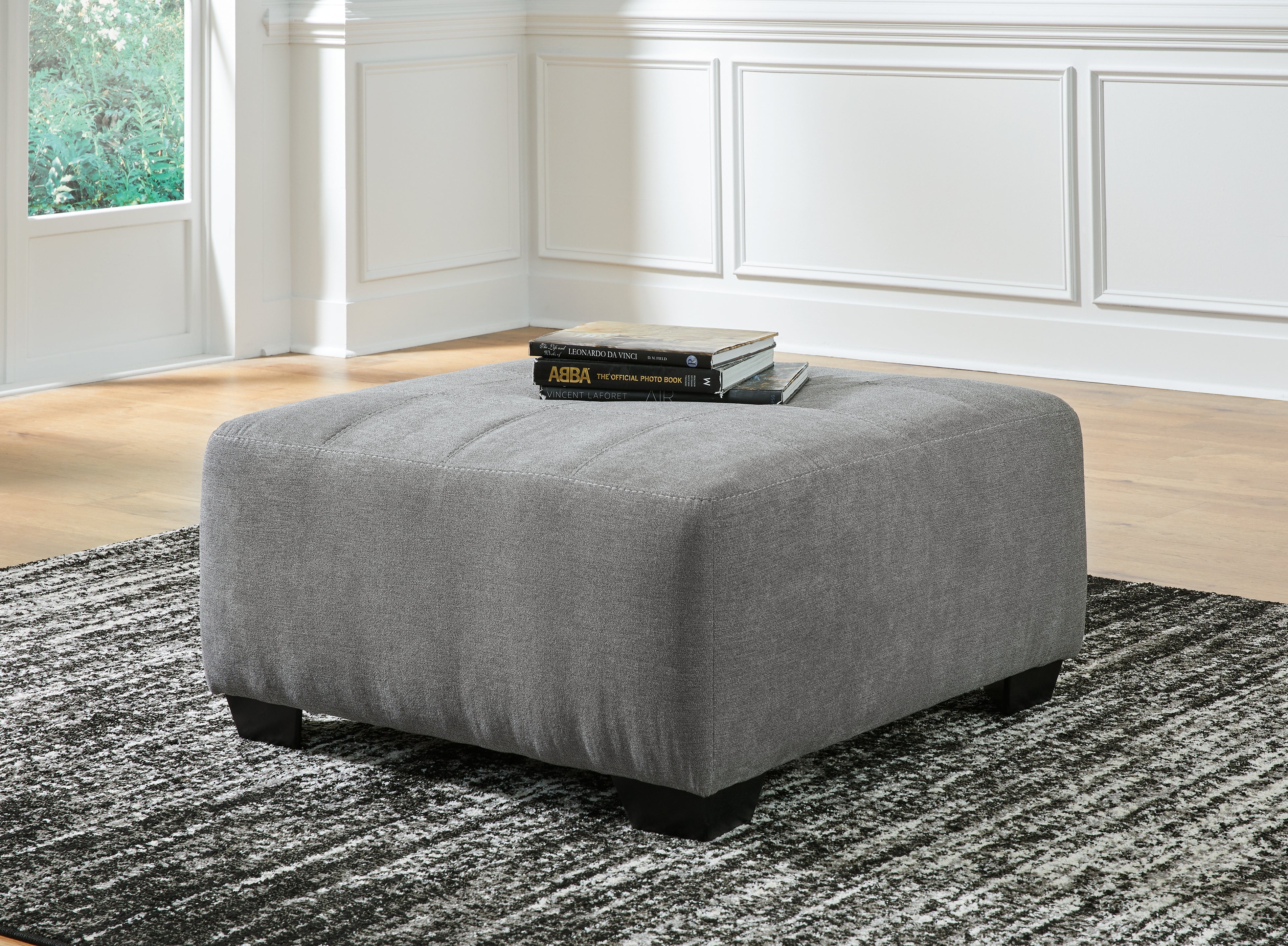 Best Furniture Outlet - Ashley Furniture - Birkdale Court Living Room - Oversized Accent Ottoman / Gray - 3240208