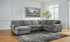 Best Furniture Outlet - Ashley Furniture - Birkdale Court Sectional - RAF 3-Piece Sectional with Chaise / Gray - 32402S1
