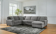 Best Furniture Outlet - Ashley Furniture - Birkdale Court Sectional - RAF 3-Piece Sectional / Gray - 32402S3