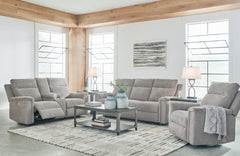 Best Furniture Outlet - Ashley Furniture - Barnsana Power Reclining Sofa, Loveseat and Recliner - Power Reclining Sofa, Loveseat and Recliner - 33201U2
