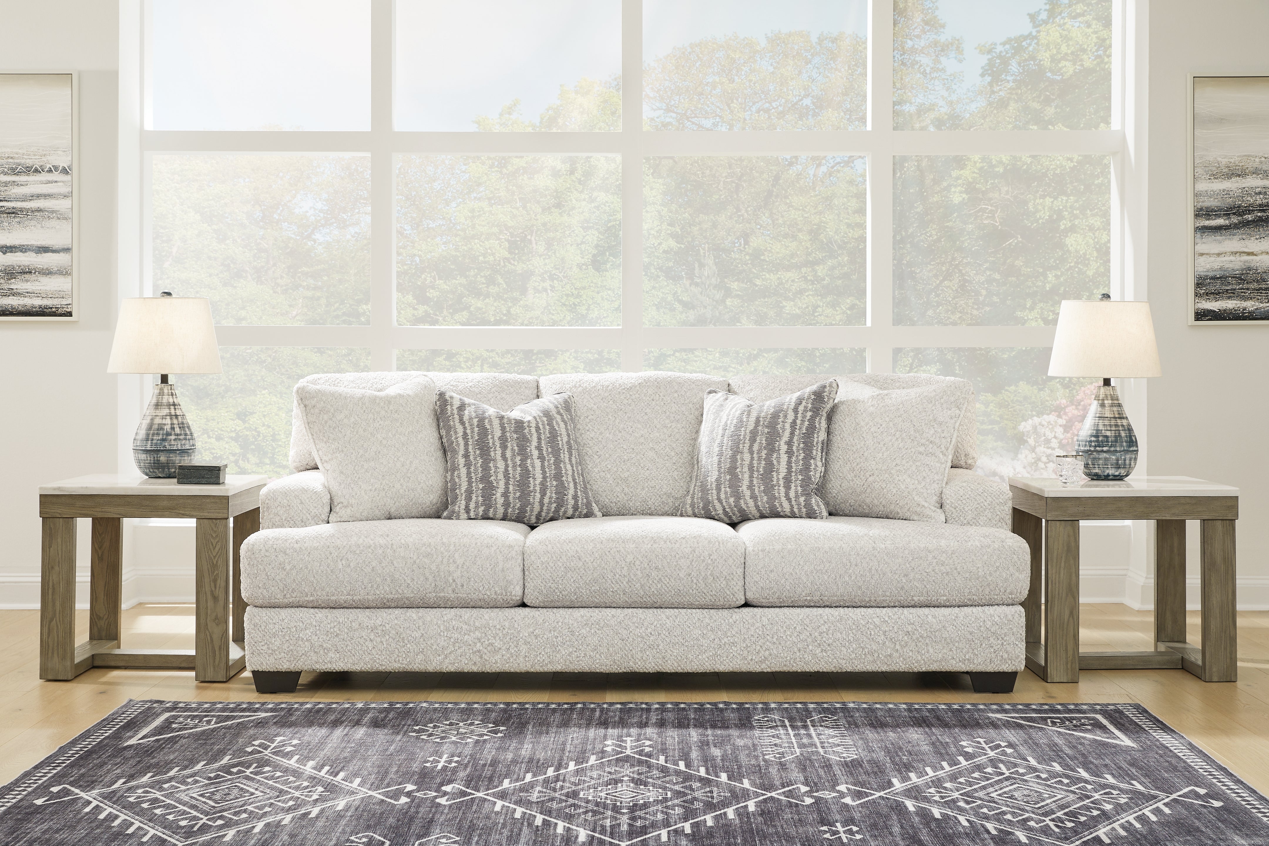 Best Furniture Outlet - Ashley Furniture - Brebryan Living Room - Sofa / Flannel - 3440138
