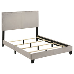 Best Furniture Outlet - Coaster - Boyd Upholstered Full Panel Bed Ivory - 350051F