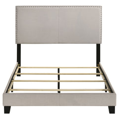 Boyd Upholstered Full Panel Bed Ivory