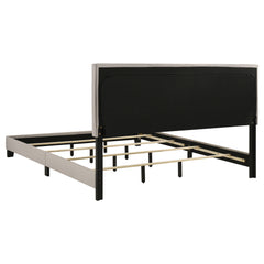 Boyd Upholstered California King Panel Bed Ivory