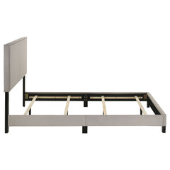 Boyd Upholstered Queen Panel Bed Ivory