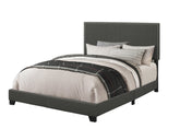 Best Furniture Outlet - Coaster - Boyd Upholstered Full Panel Bed Charcoal - 350061F