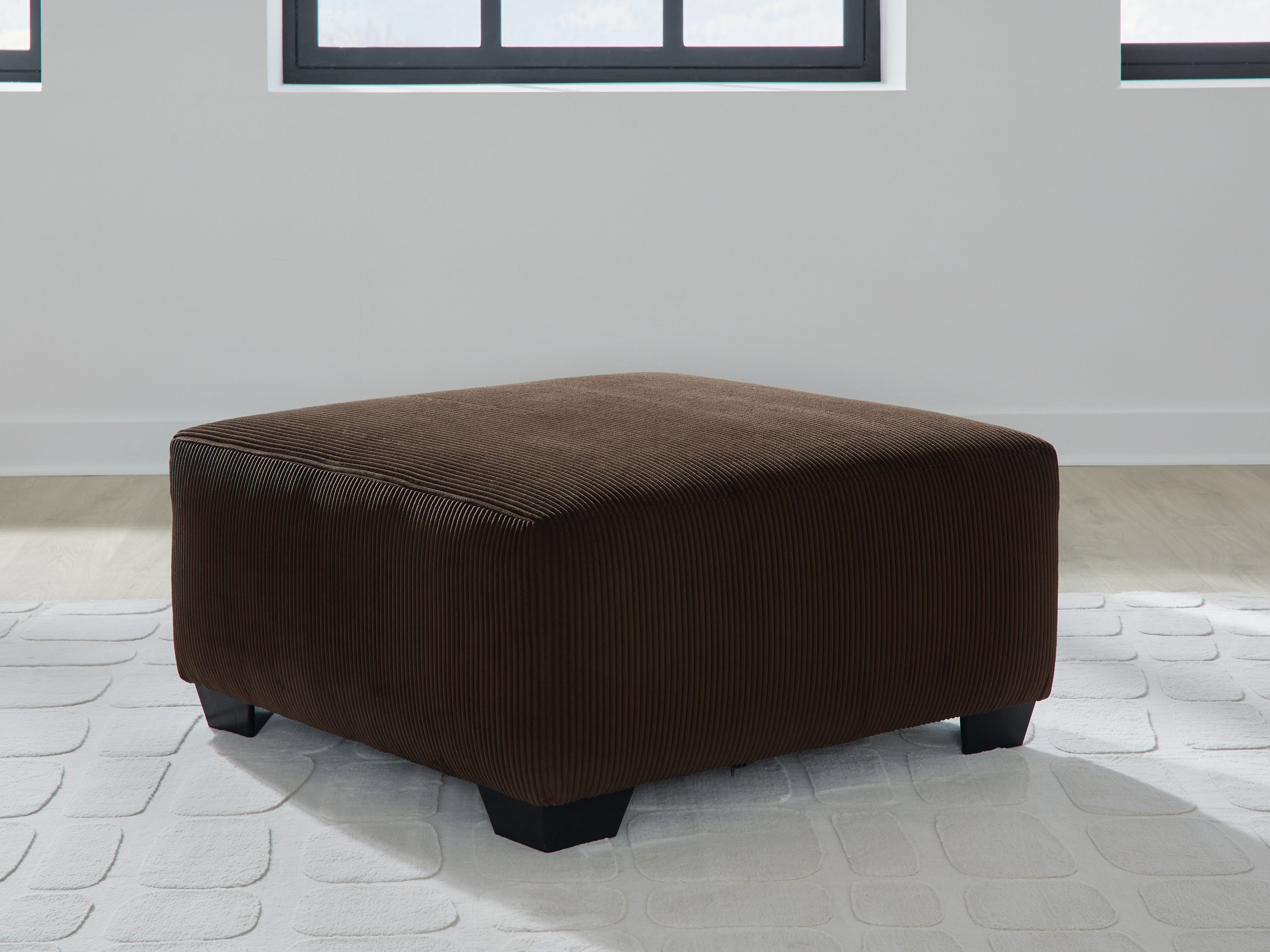 Best Furniture Outlet - Ashley Furniture - Kimlee Living Room - Oversized Accent Ottoman / Chocolate - PC3560308