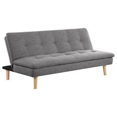 Best Furniture Outlet - Coaster - Scout Upholstered Tufted Convertible Sofa Bed Grey - 360045