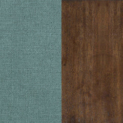 Caufield Upholstered Convertible Sofa Bed Turquoise Blue
